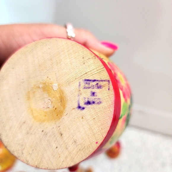 Russian Colorful Nesting Dolls USSR - Picture 8 of 13